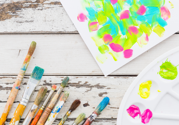 Atelier acrylique